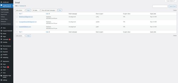 WooCommerce Coupon Box